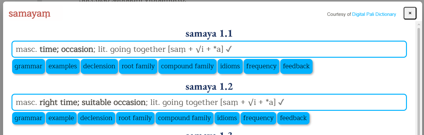 Dictionary Look-Up new word result